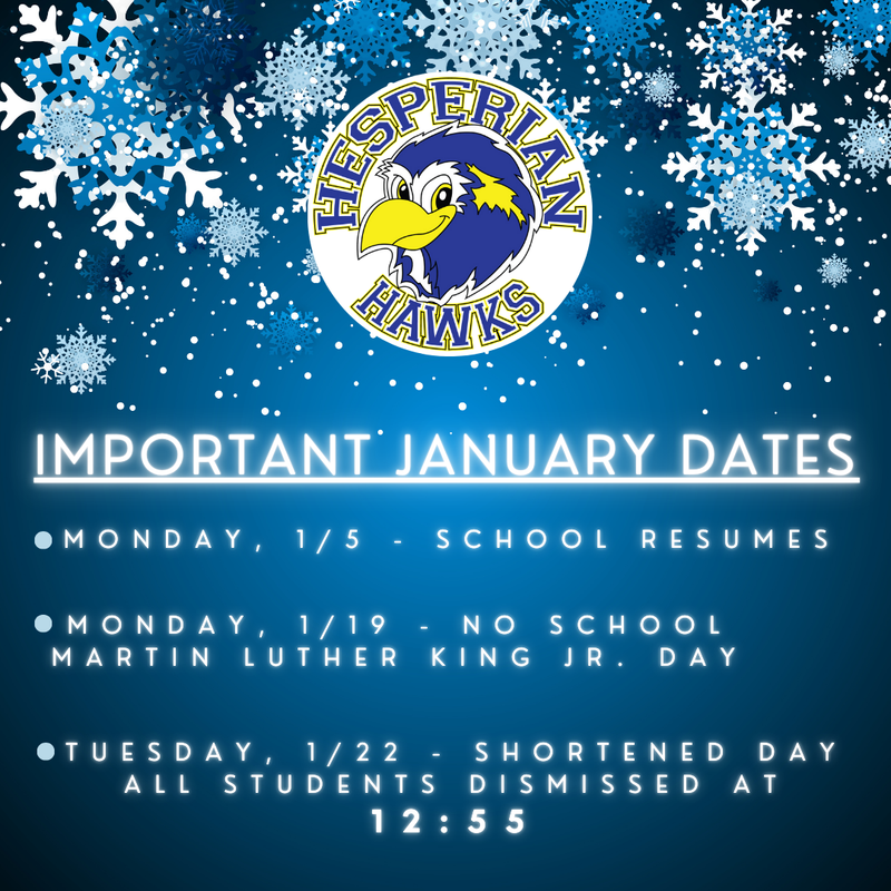 Important January Dates