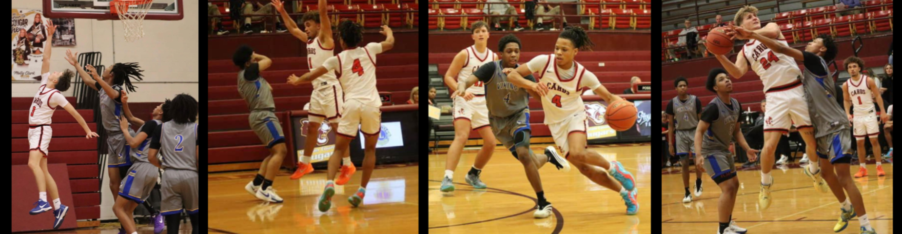 The MHS varsity boys basketball team competed in a Christmas tournament over winter break, playing hard against strong competition. They earned key wins, faced tough losses, and came away stronger and more unified as a team.