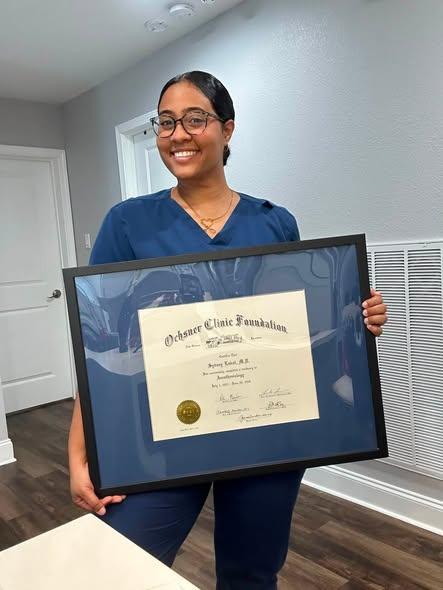 Question: What can you do with a Pirate education? Answer: Become a medical doctor!!  Congratulations, Sydney!! We are proud of you!!