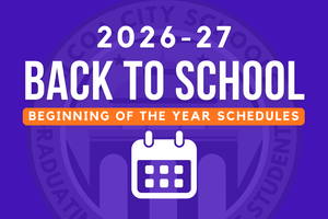 Back to School Schedule Graphic