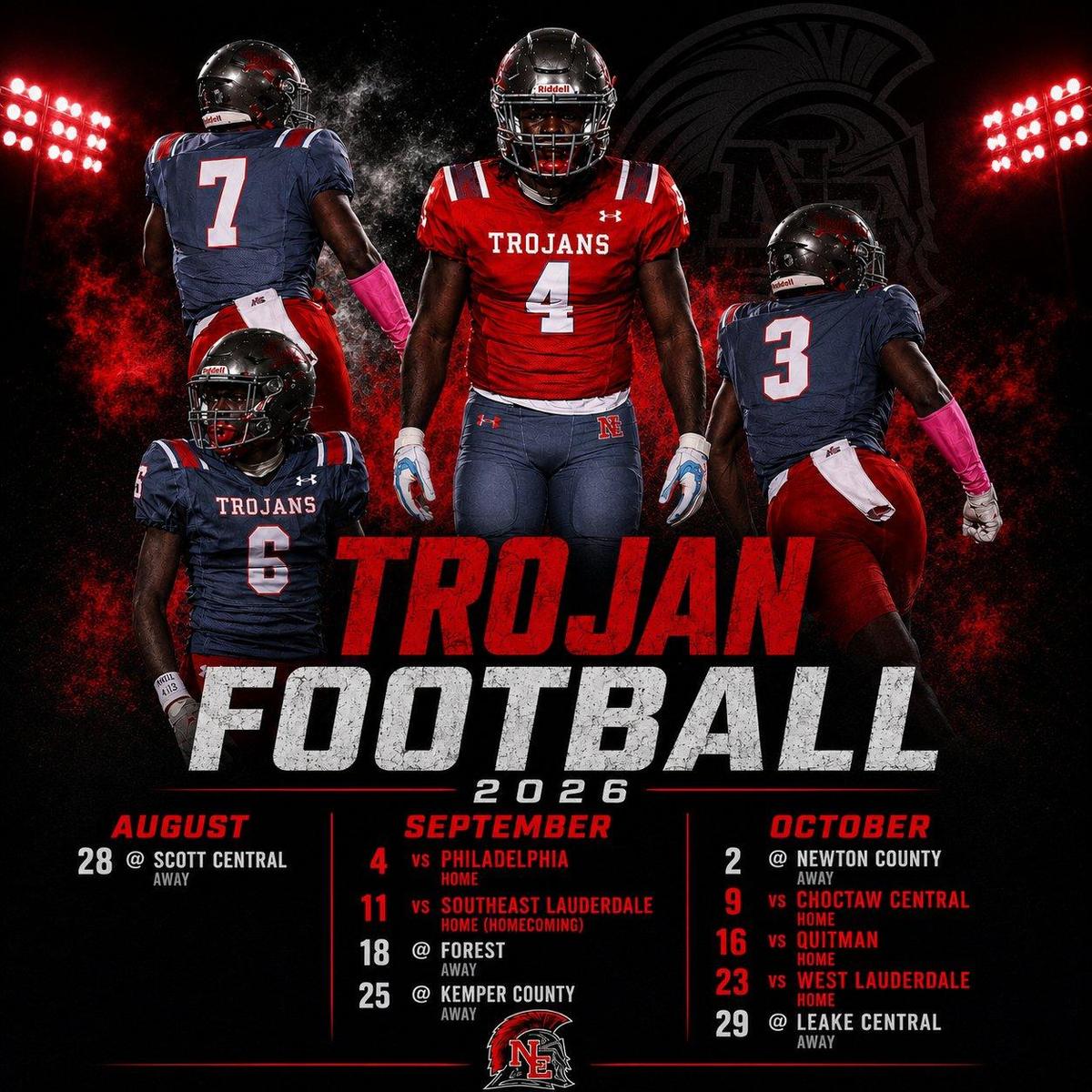 Northeast High School 2026 Football Schedule