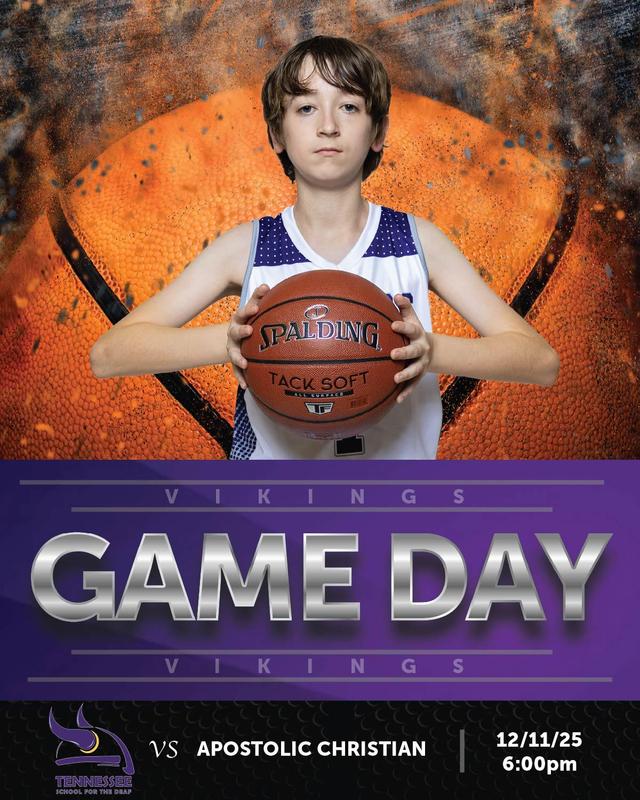 A boy in a basketball uniform holding a ball with a large basketball background and details.