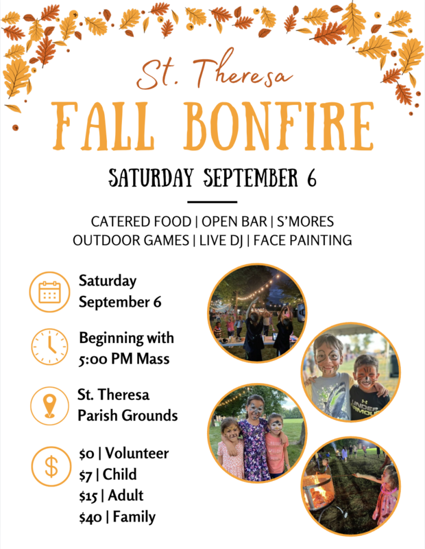 GET READY FOR THE 2025 BONFIRE! SAT. SEPT 6