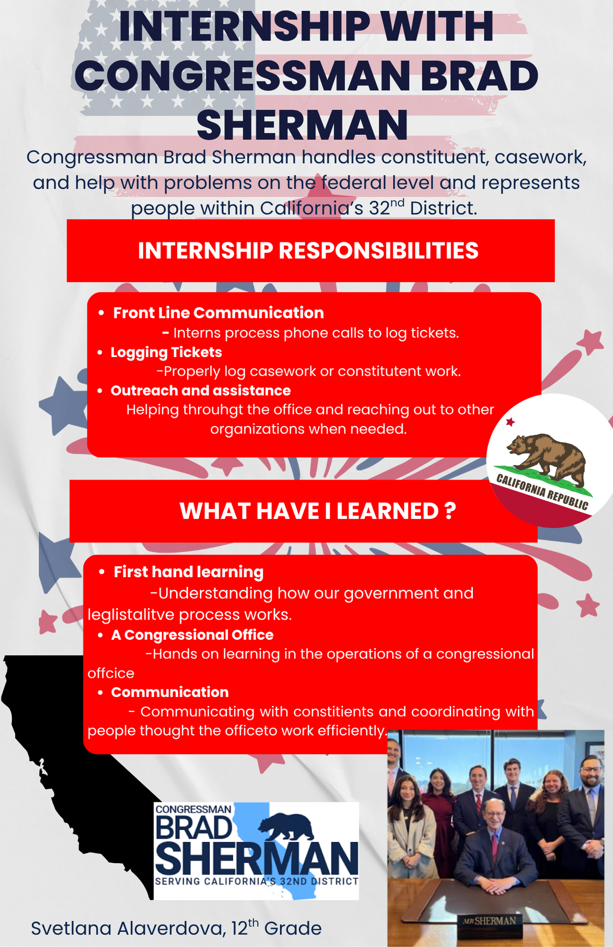 Internship Poster