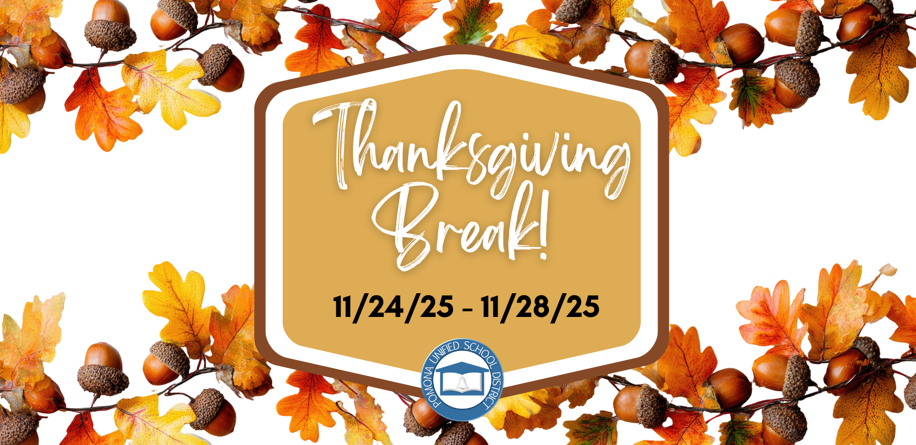 Thanksgiving Break Shuffle Banner for website
