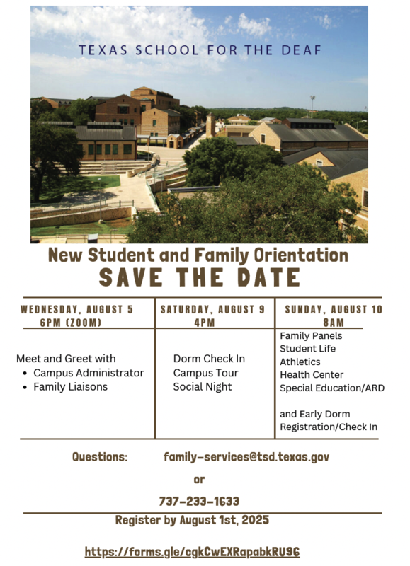 New Student and Family Orientation