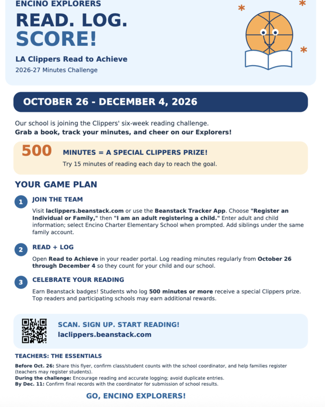 LA Clippers Read to Achieve