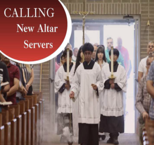 Calling New altar servers