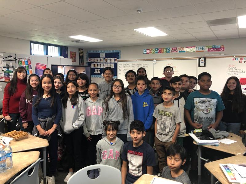 Ms. Pokershing's 6th Gr. Class at Philadelphia