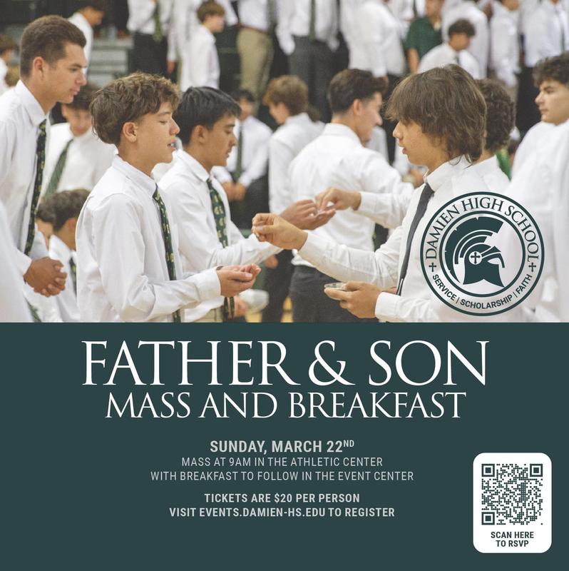 Join us for our annual Father-Son Mass and Breakfast Featured Photo