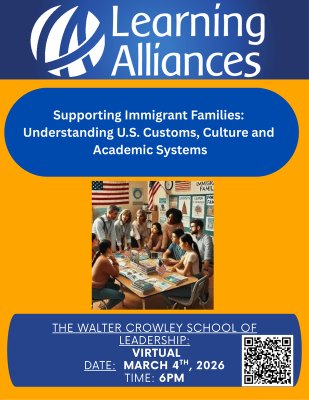 Learning Alliances Parent Workshop Flyer
