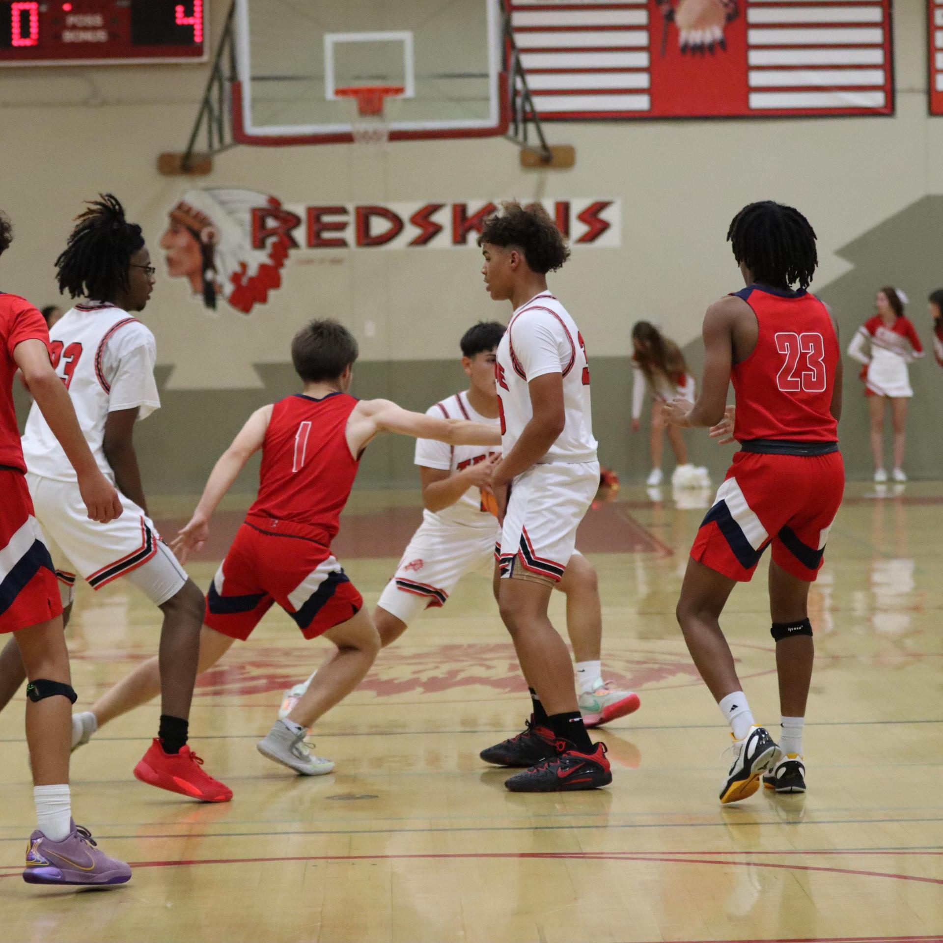 Junior Varisty boys playing against san joaquin memorial