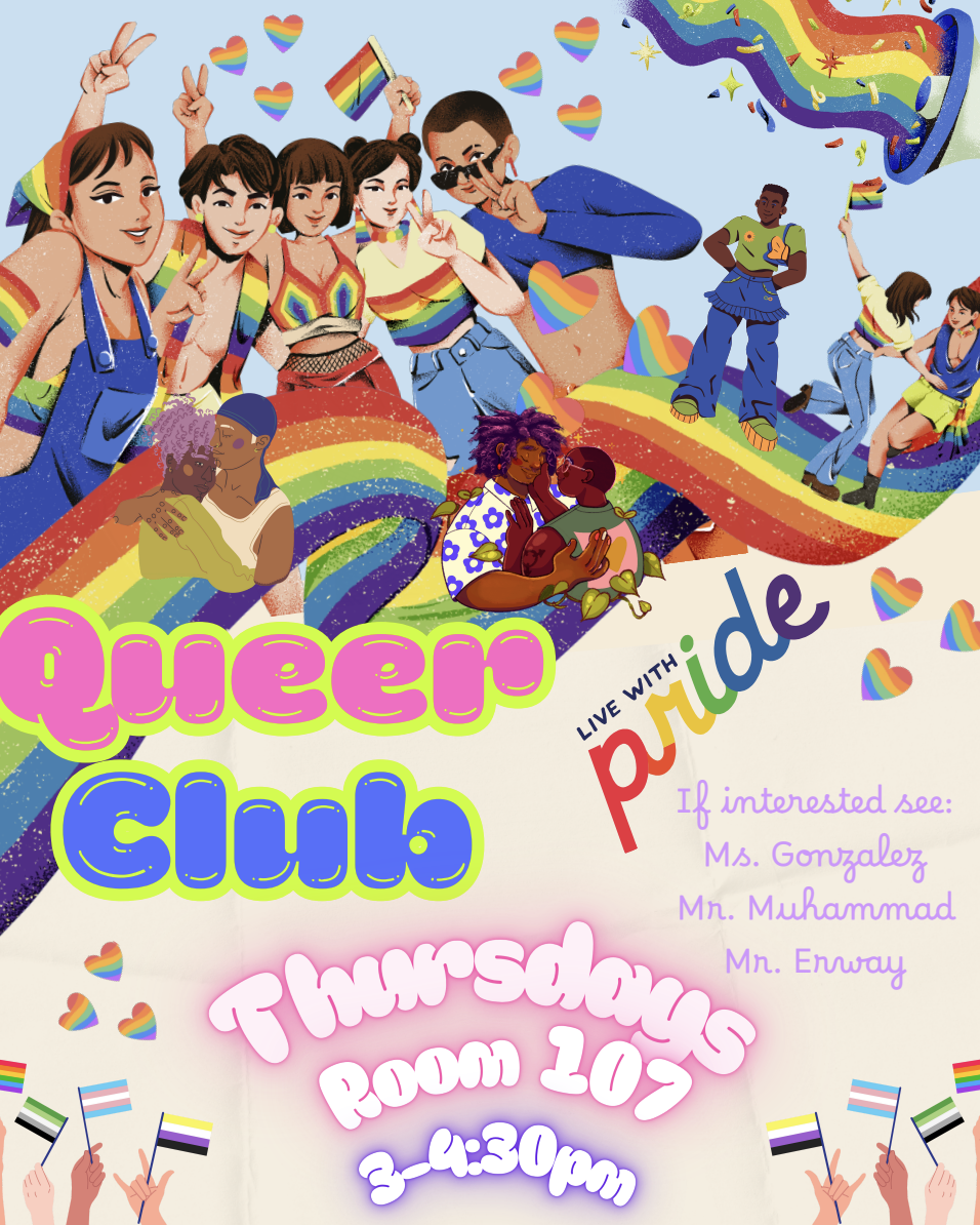 Queer club flyer