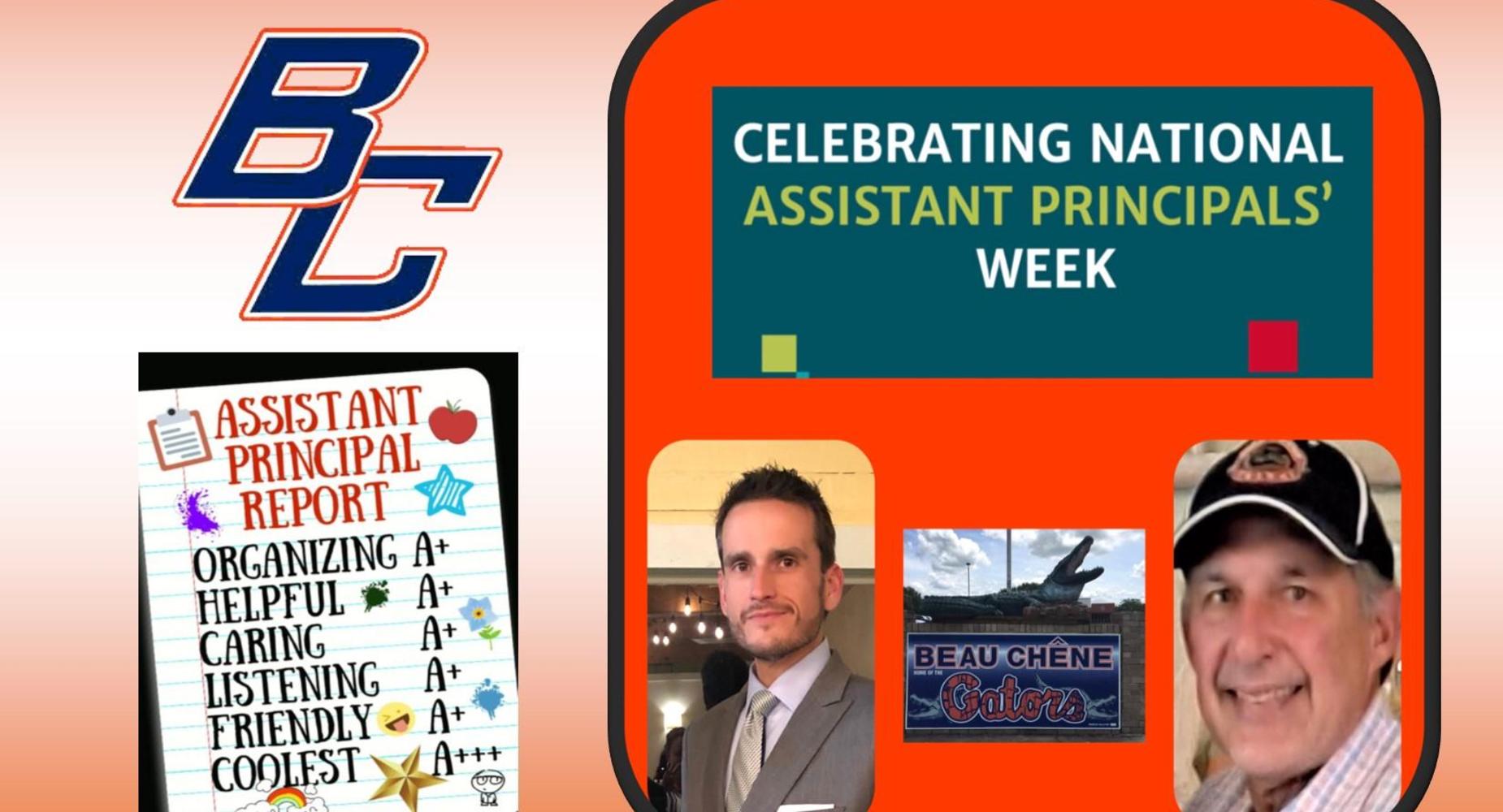 Celebrating National Assistant Principals' Week - Mr. Roy Whaley & Mr. Michael Lanclos