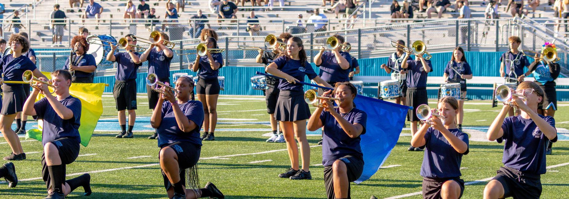 Woodland Hills band performs