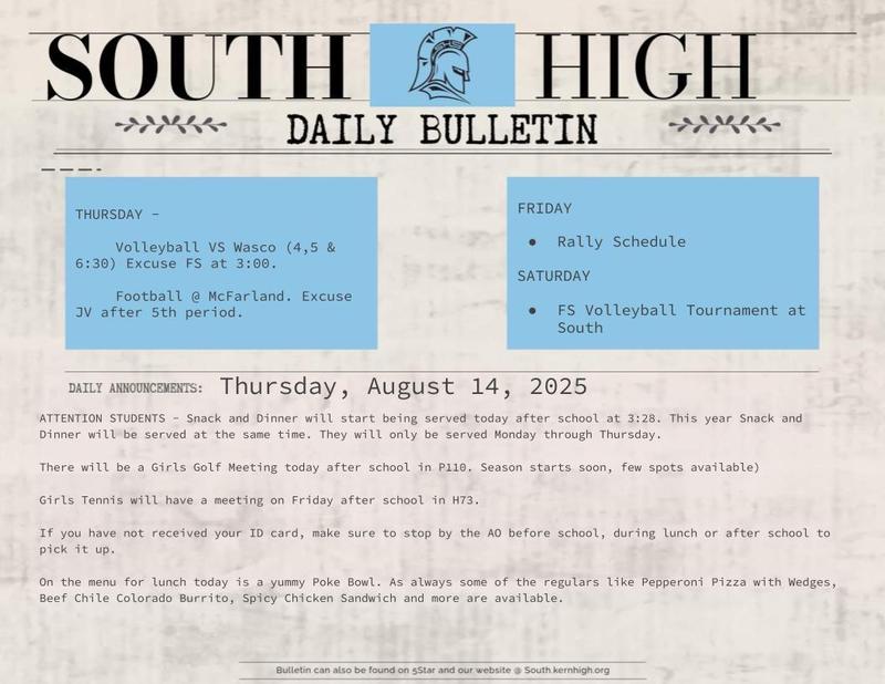 daily bulletin