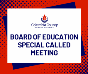 special called meeting graphic
