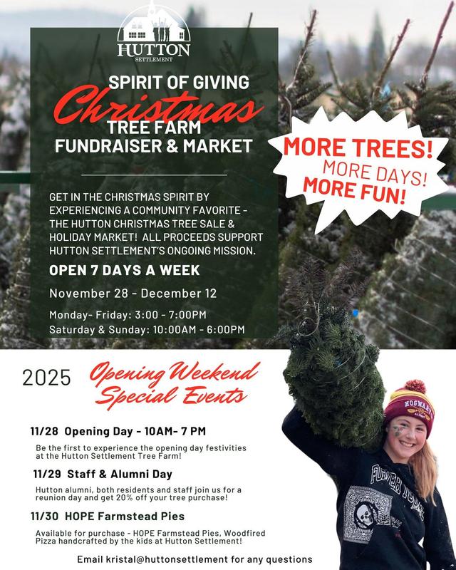 Hutton Settlement Christmas Trees Featured Photo