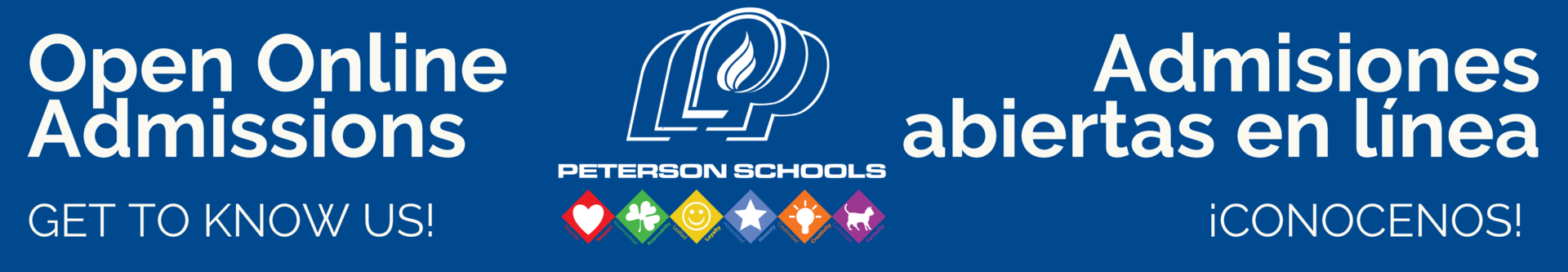 admissions banner website