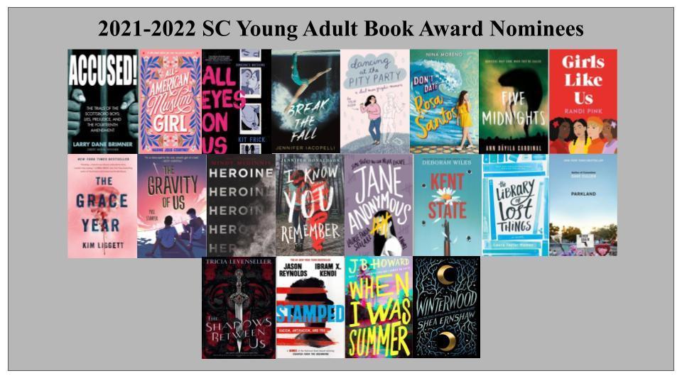 Image with SC YA nominee covers