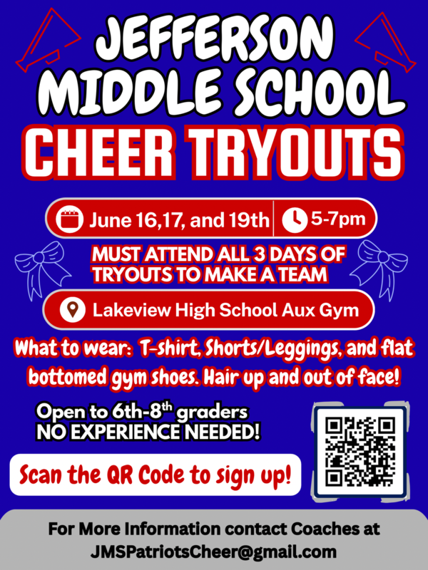 JMS Cheer Tryouts Featured Photo