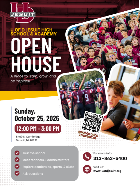 u of d jesuit open house
