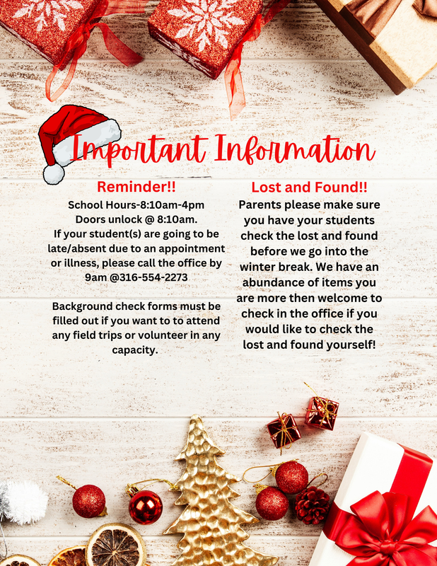 Dec & Jan Newsletter