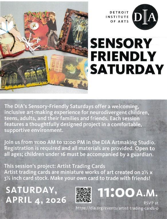 Detroit Institute of Arts Sensory Friendly Saturday Featured Photo