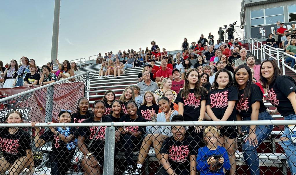 Supporting Our BIGS at their 1st home football game!