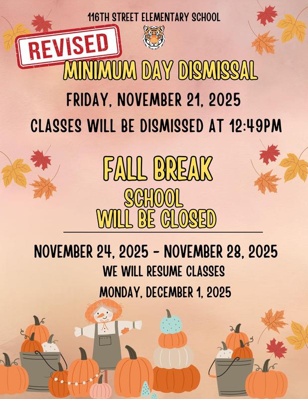 Thanksgiving Break Flyer