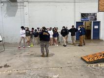 8th grade JROTC visit