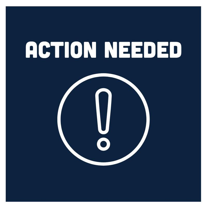 action needed