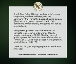 spsd sphs athletics april 2026