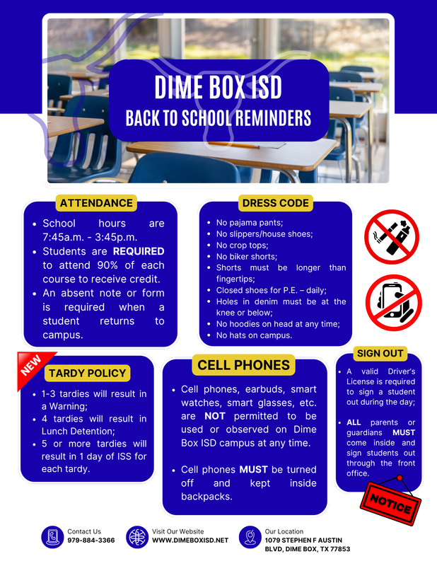 Back to School Reminders Thumbnail Image