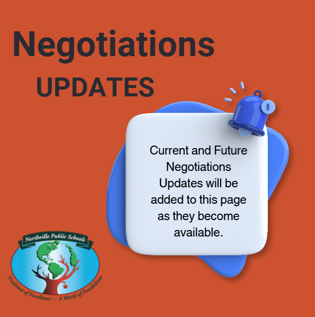Negotiations update image with text stating that current and future updates will be added to this page.