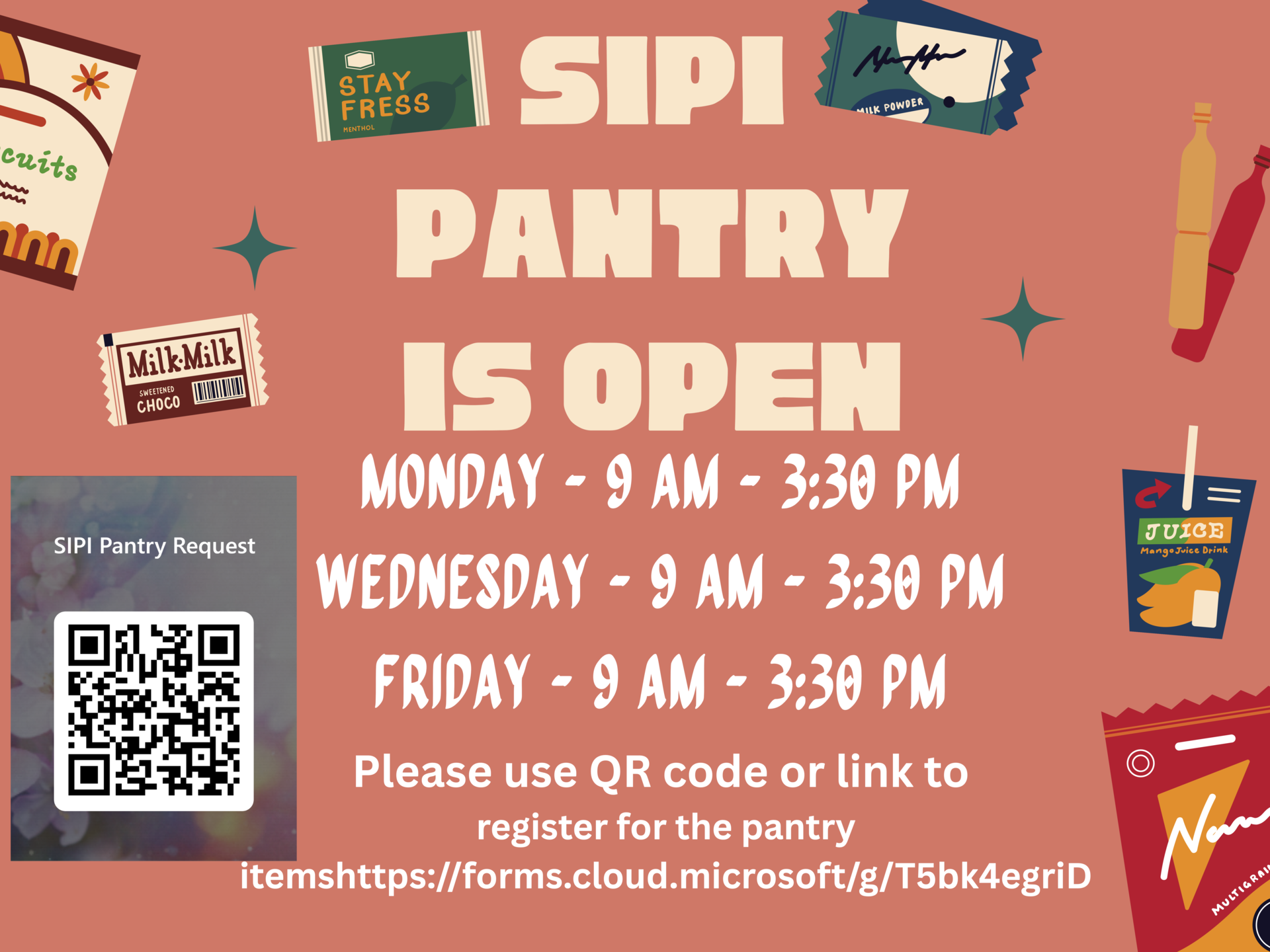 Pantry Hours