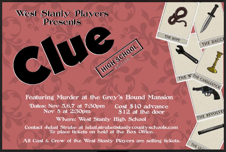 Clue Play Flyer