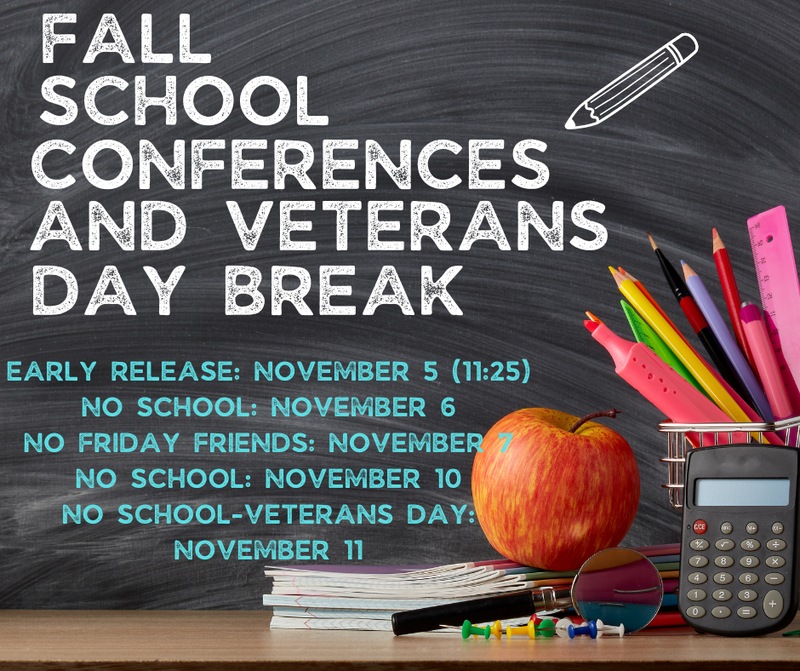 Fall Conferences and Veterans Day Featured Photo