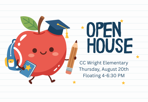 Open House - August 20th, 2026 - Floating 4:00-6:30 PM