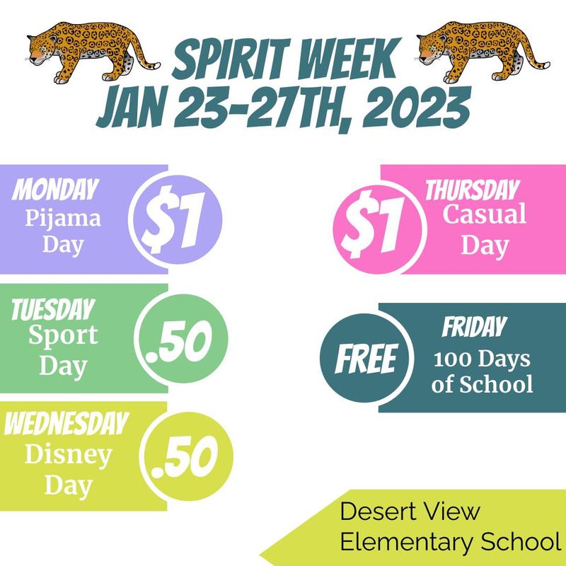 Spirit Week Desert View Elementary School spirit-week-desert-view-elementary-school