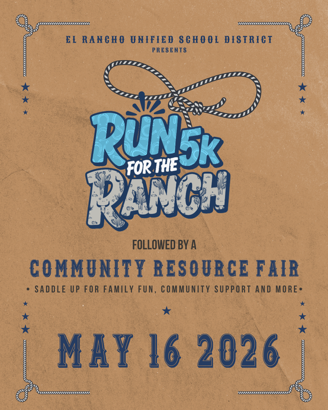 Run 5K for the Ranch and community resource fair on May 16, 2026.