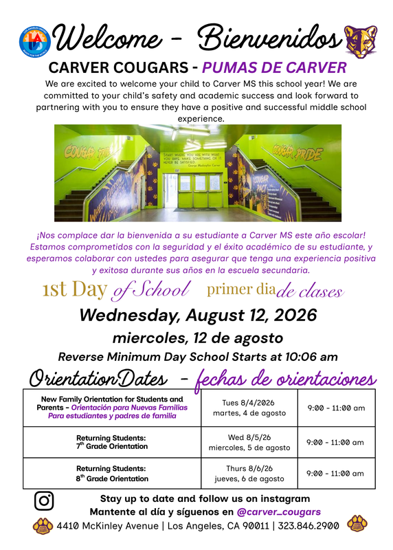 Back to school Orientation