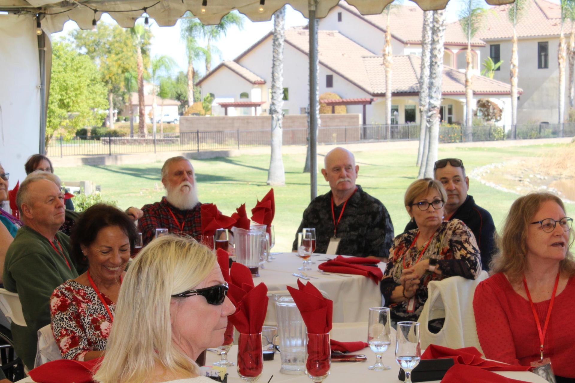 Members of the class of 1971 at their 50 year reunion