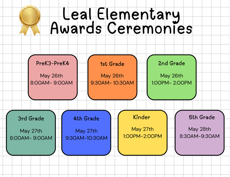 Award Ceremonies Schedule Featured Photo