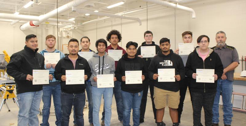 CTE students achieve OSHA certification