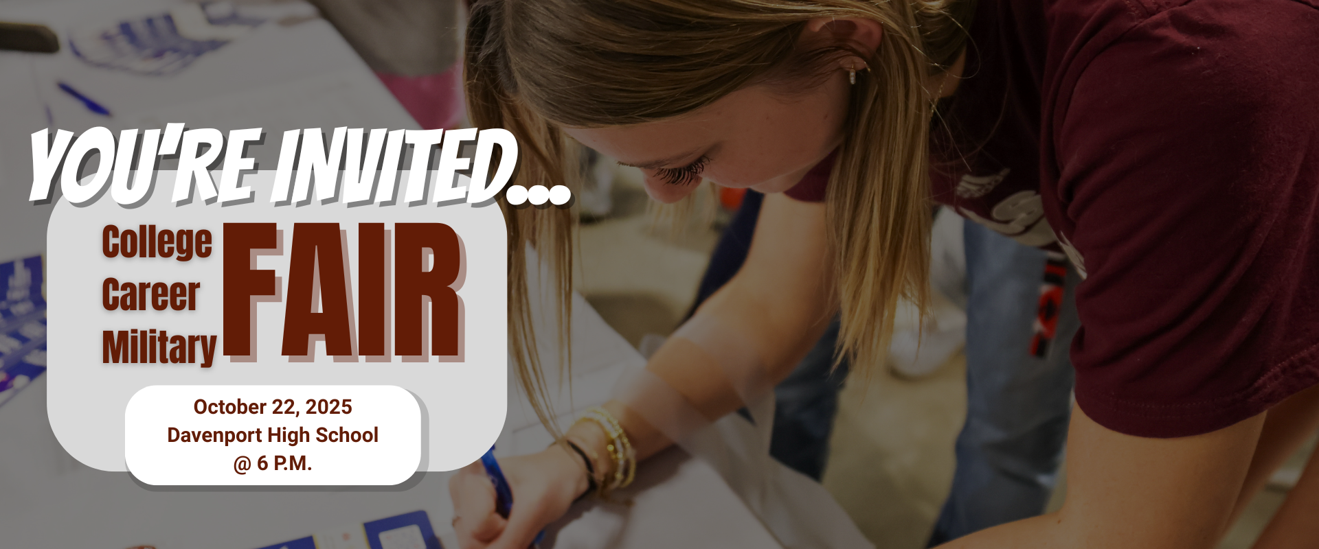 CCM Fair October 22 at Davenport High School