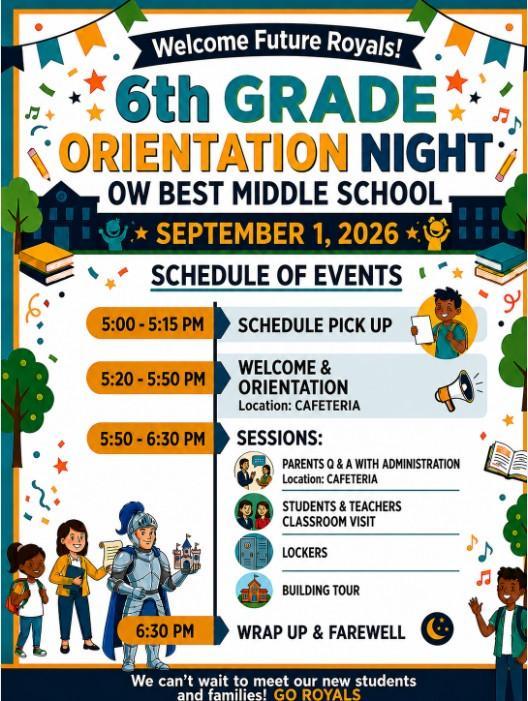 6th Grade Orientation Featured Photo