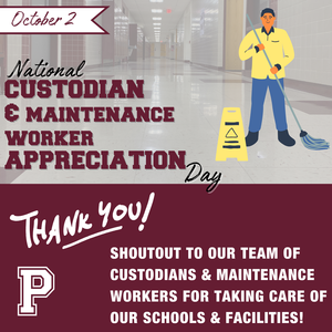 Perry Public Schools Custodian Appreciation