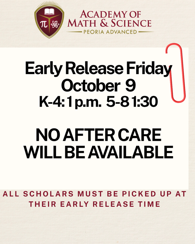 NO AFTER CARE FRIDAY, OCTOBER 9 Featured Photo