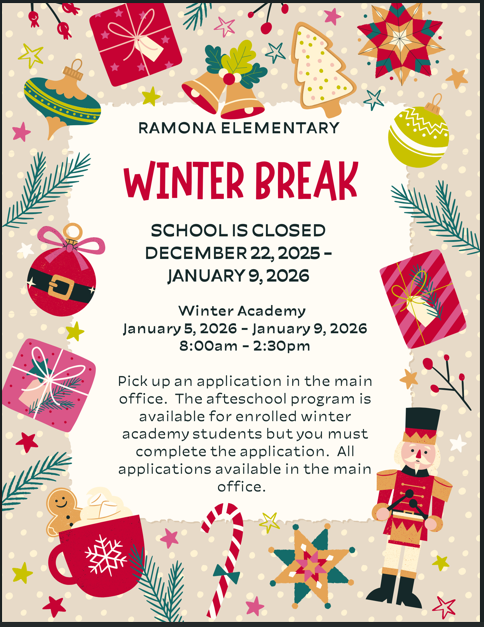 Winter Break & Winter Academy